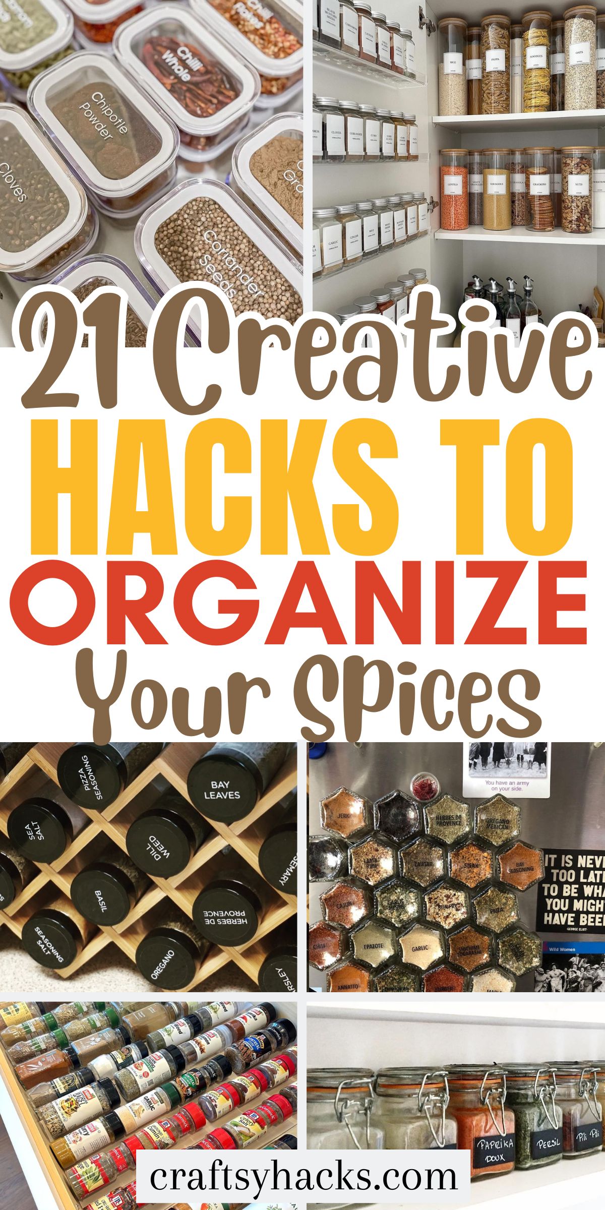 ideas to organize spices