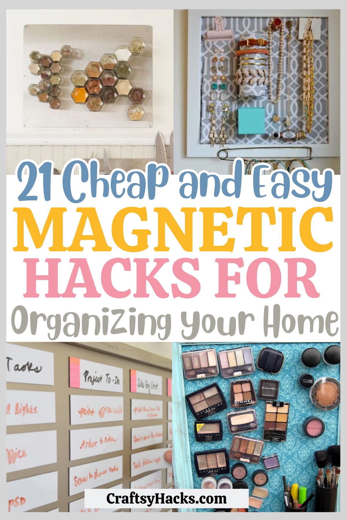 magnetic hacks for organizing home