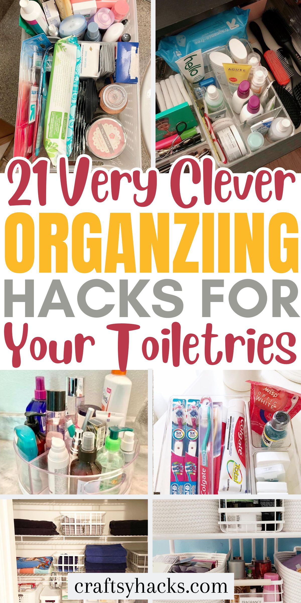 Organizing Hacks for Toiletries