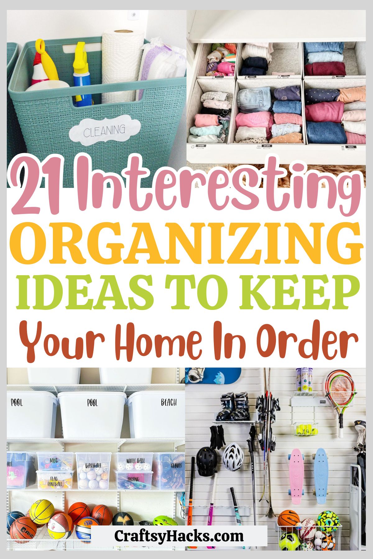organizing home ideas