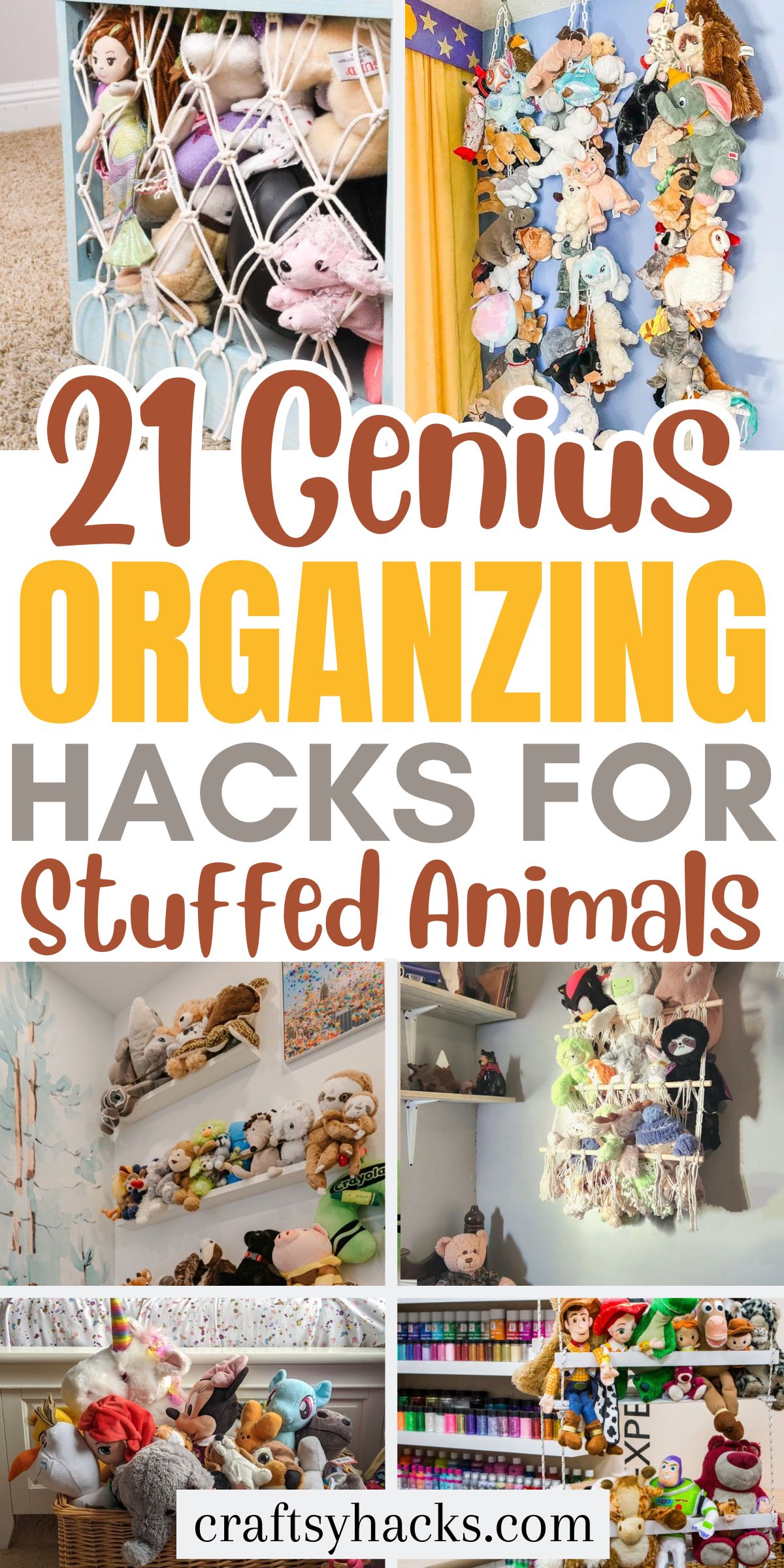 stuffed animal storage ideas