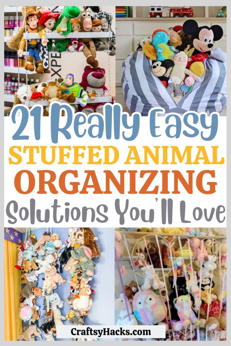 21 Best Stuffed Animal Storage Hacks - Craftsy Hacks