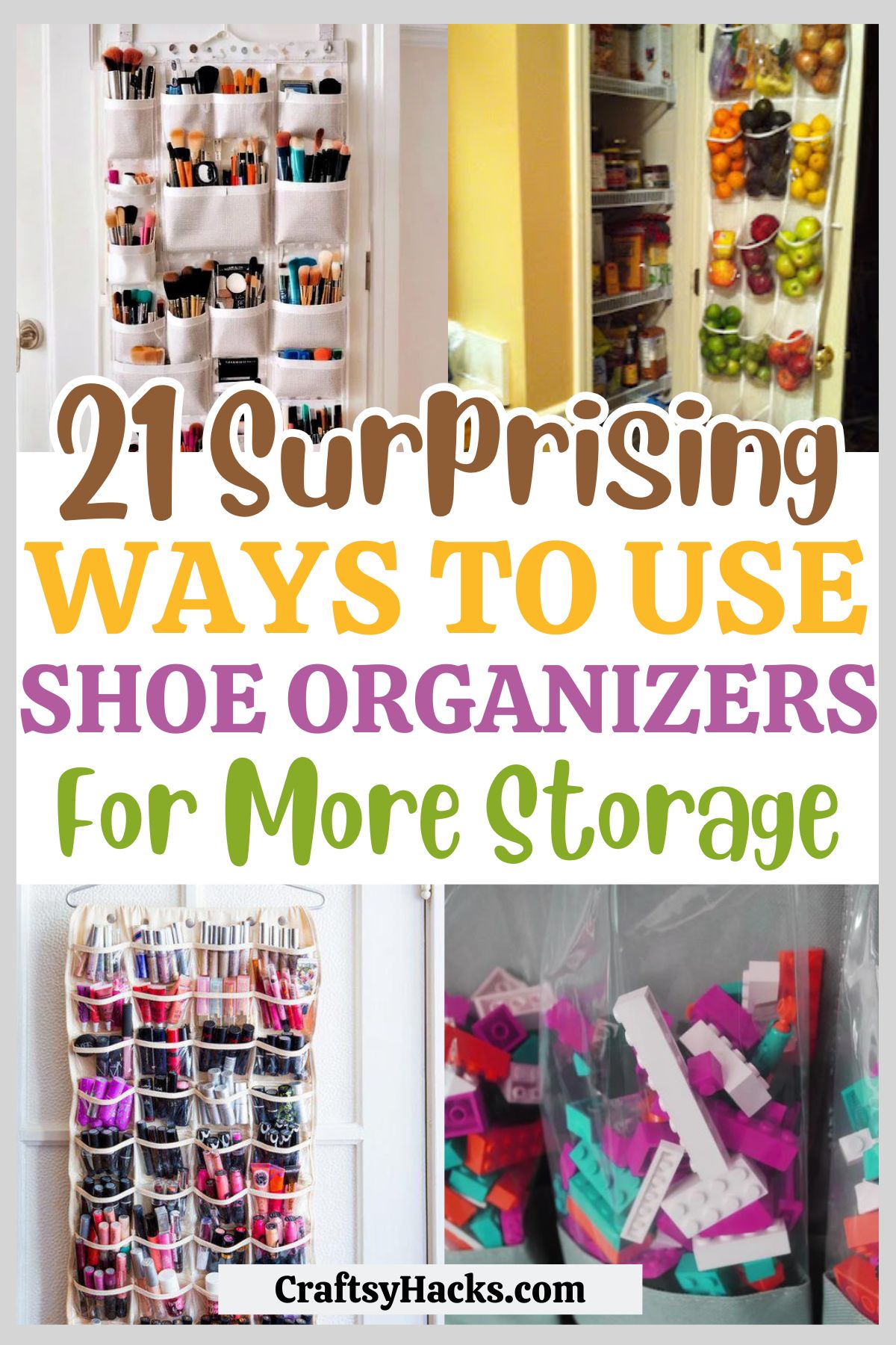 ways to use shoe organizers for storage
