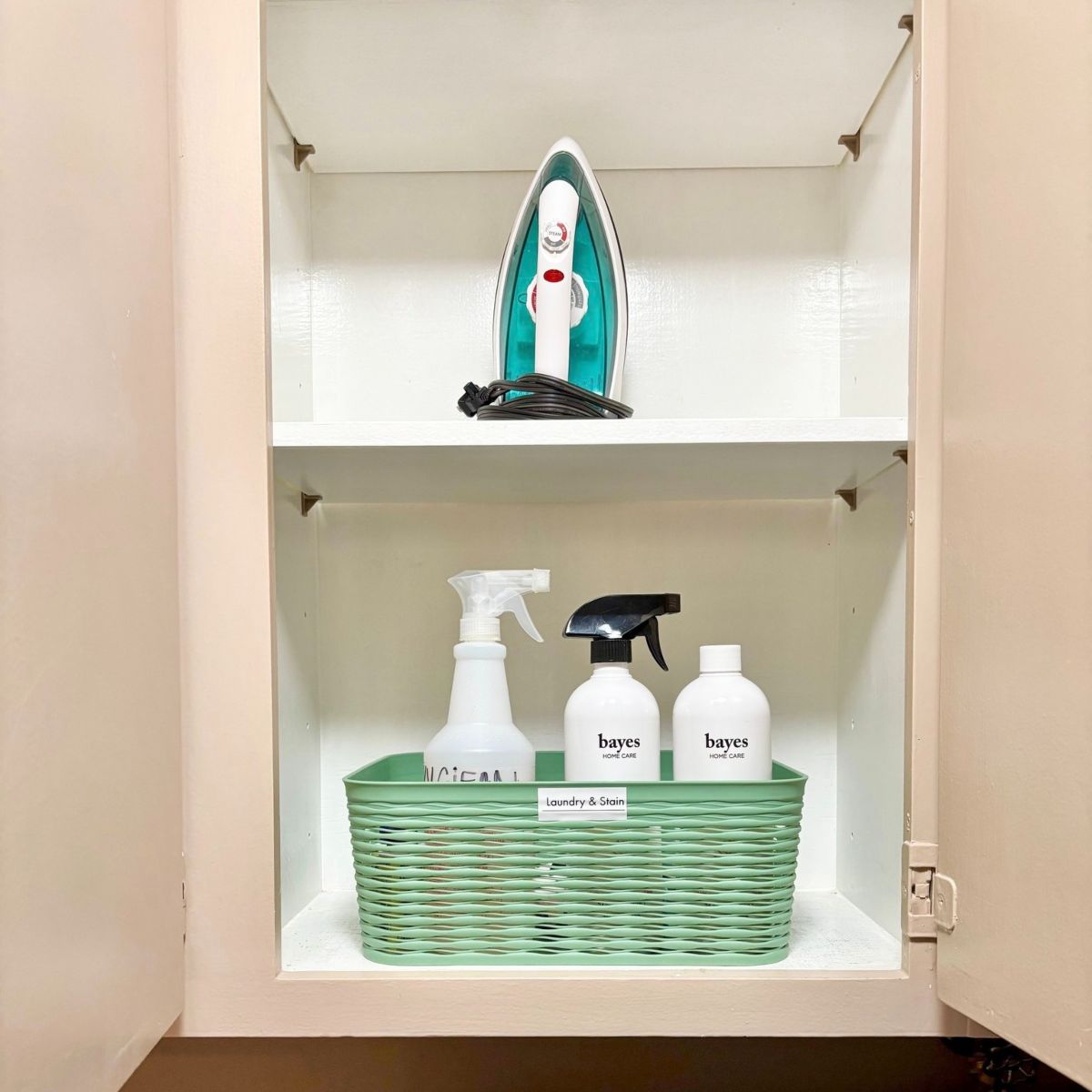 Declutter and only keep essentials