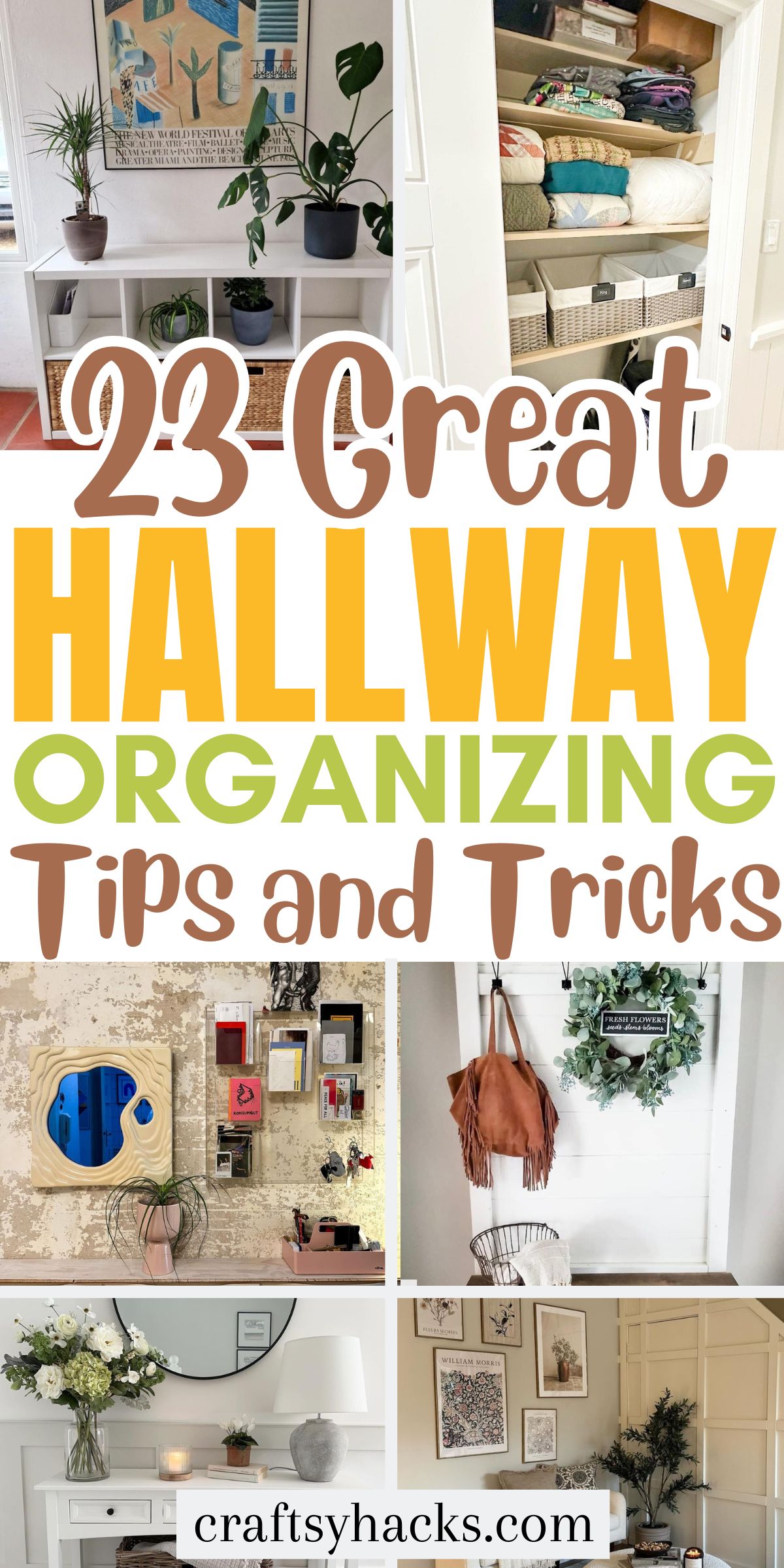 Hallway Organizing Ideas