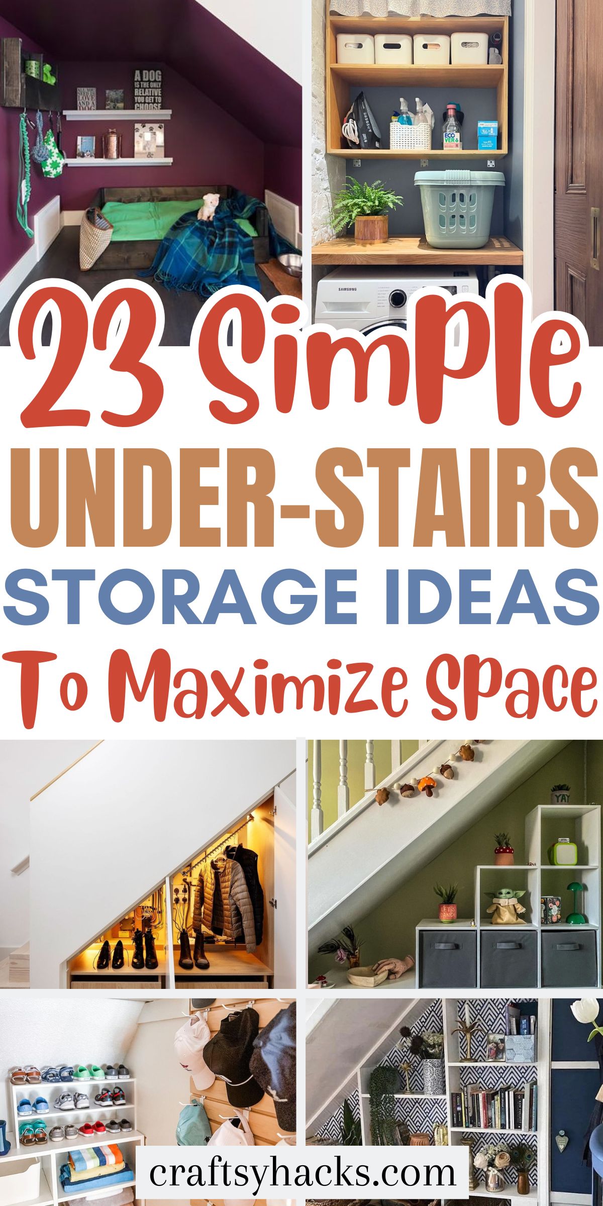 Under Stairs Storage Ideas