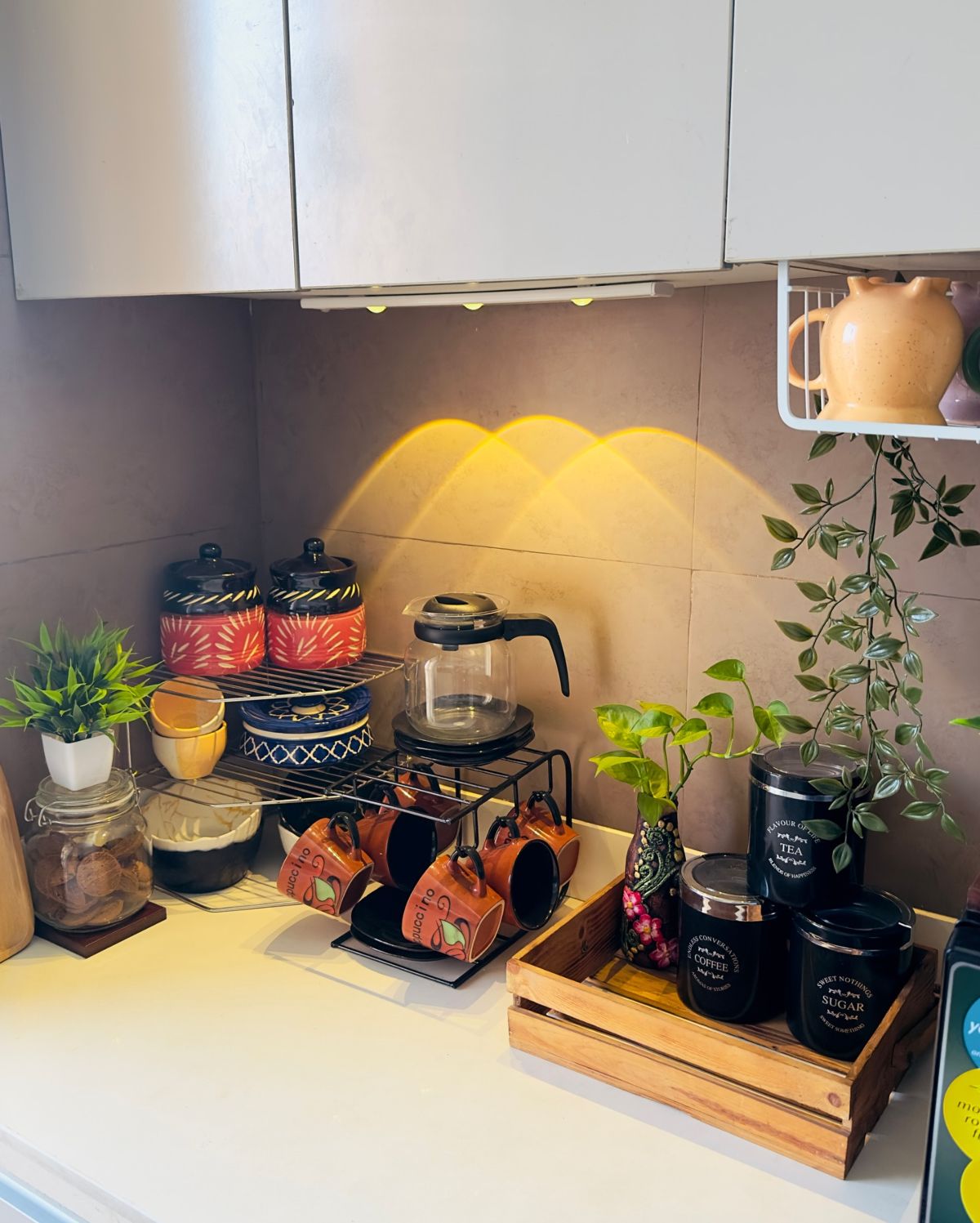 Tiered Corner Shelf