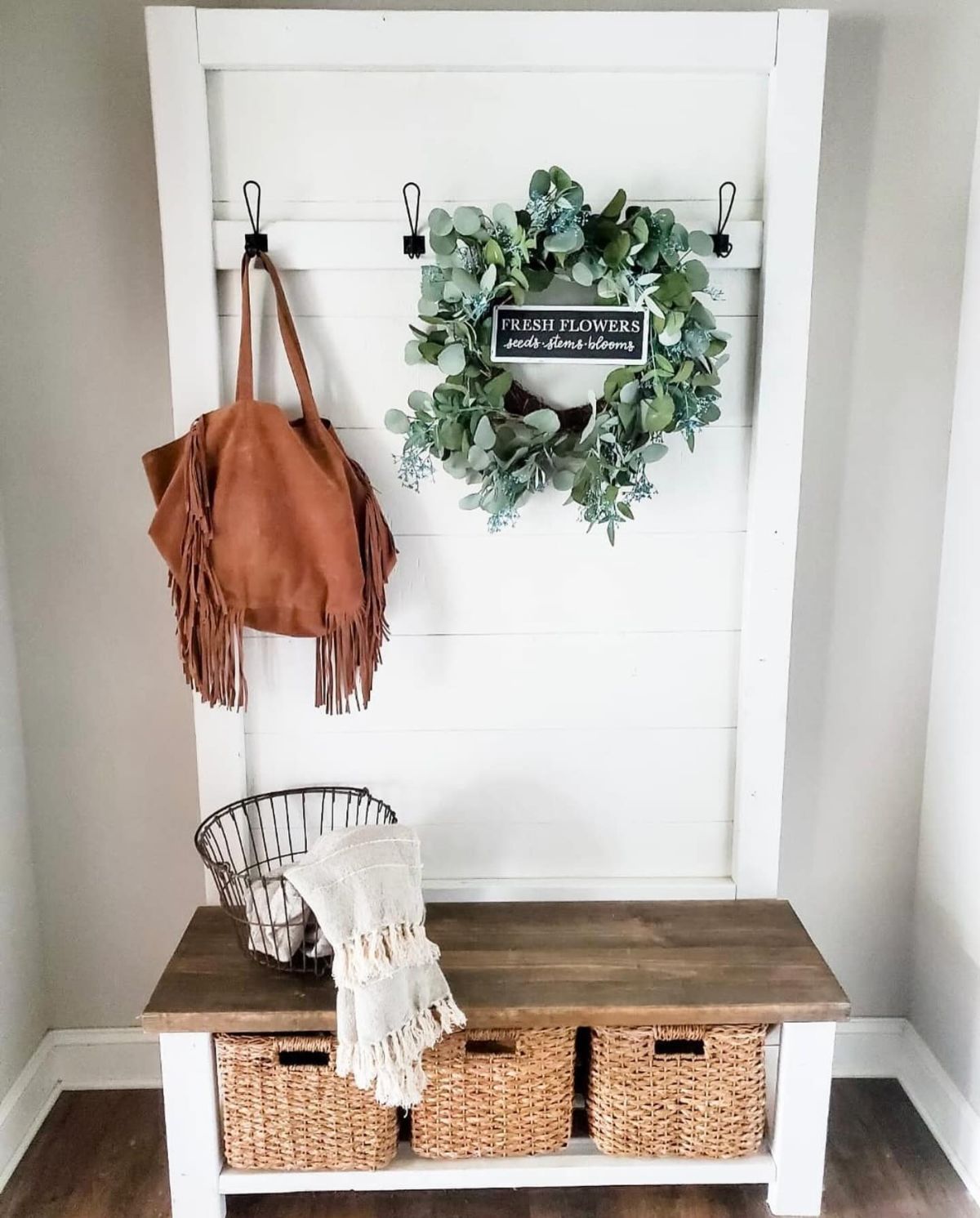 DIY Hall Tree