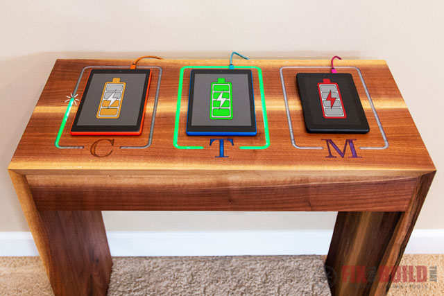 DIY Tablet Charging Station