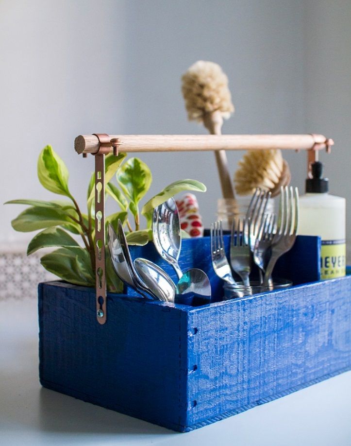 DIY Wood Box Organizer