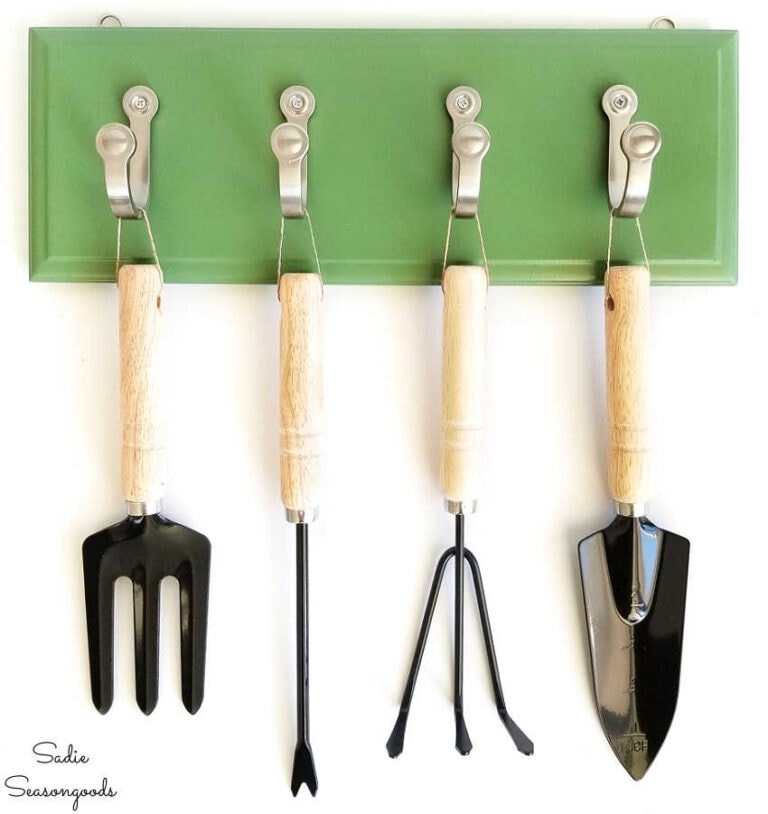DIY Hanging Garden Tool Organizer