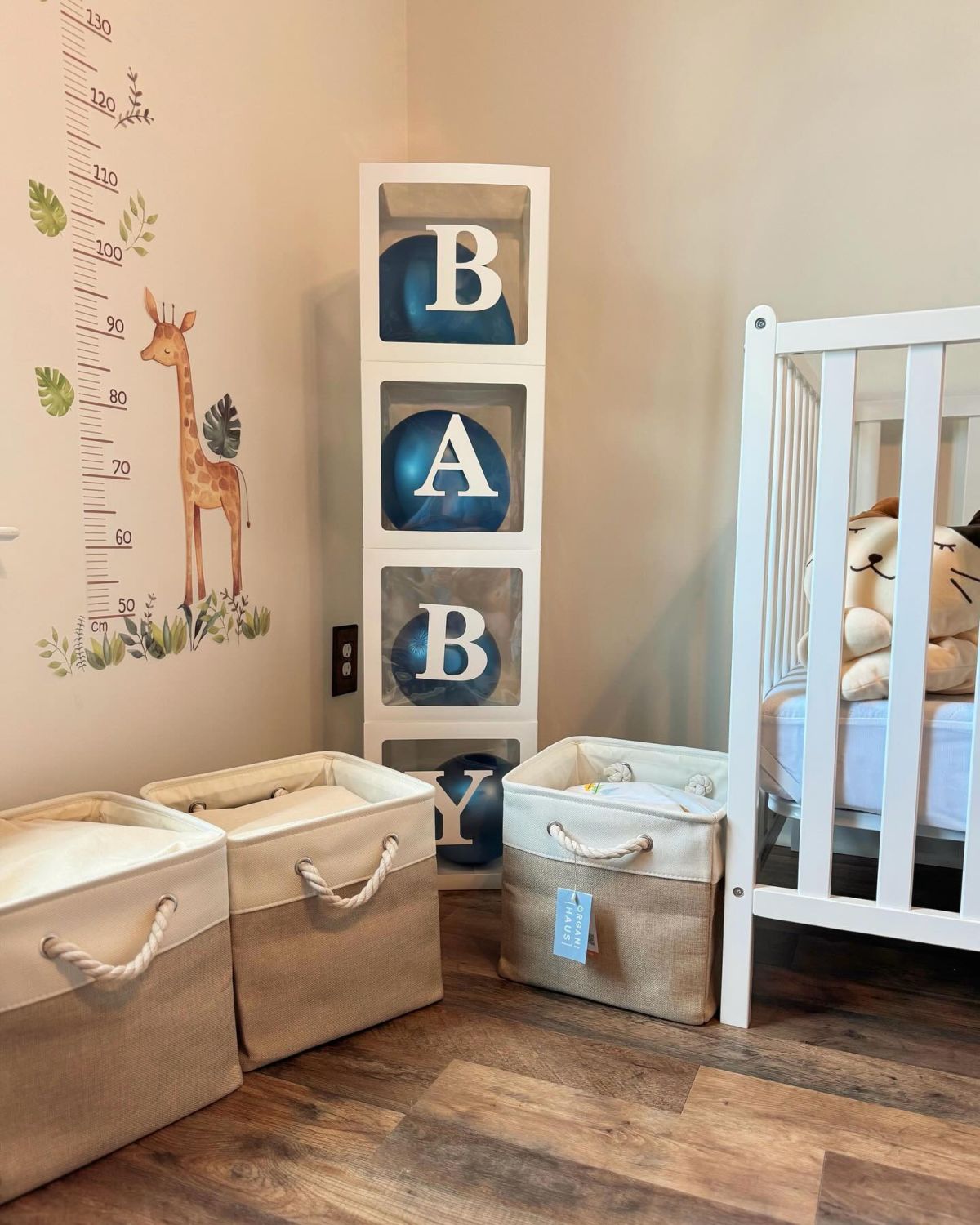 Fabric Storage Cubes for Baby Essentials