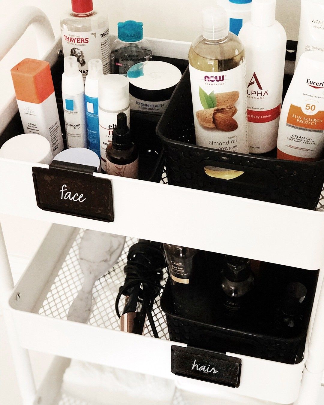 Tiered Cart for Toiletries