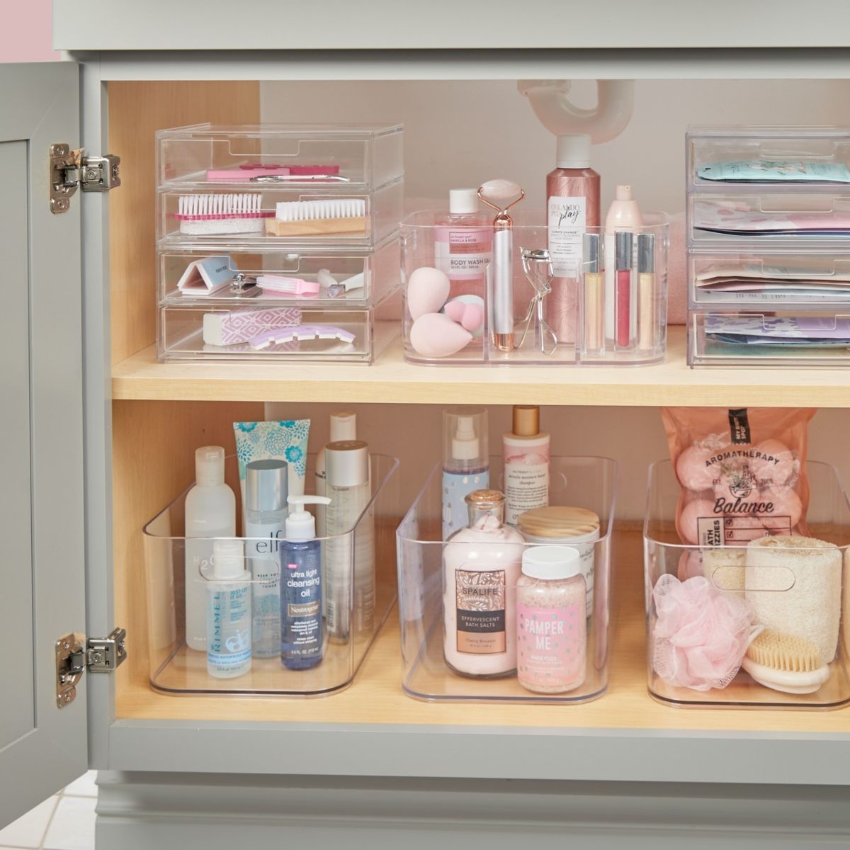 Acrylic Drawers & Bins for Bathroom