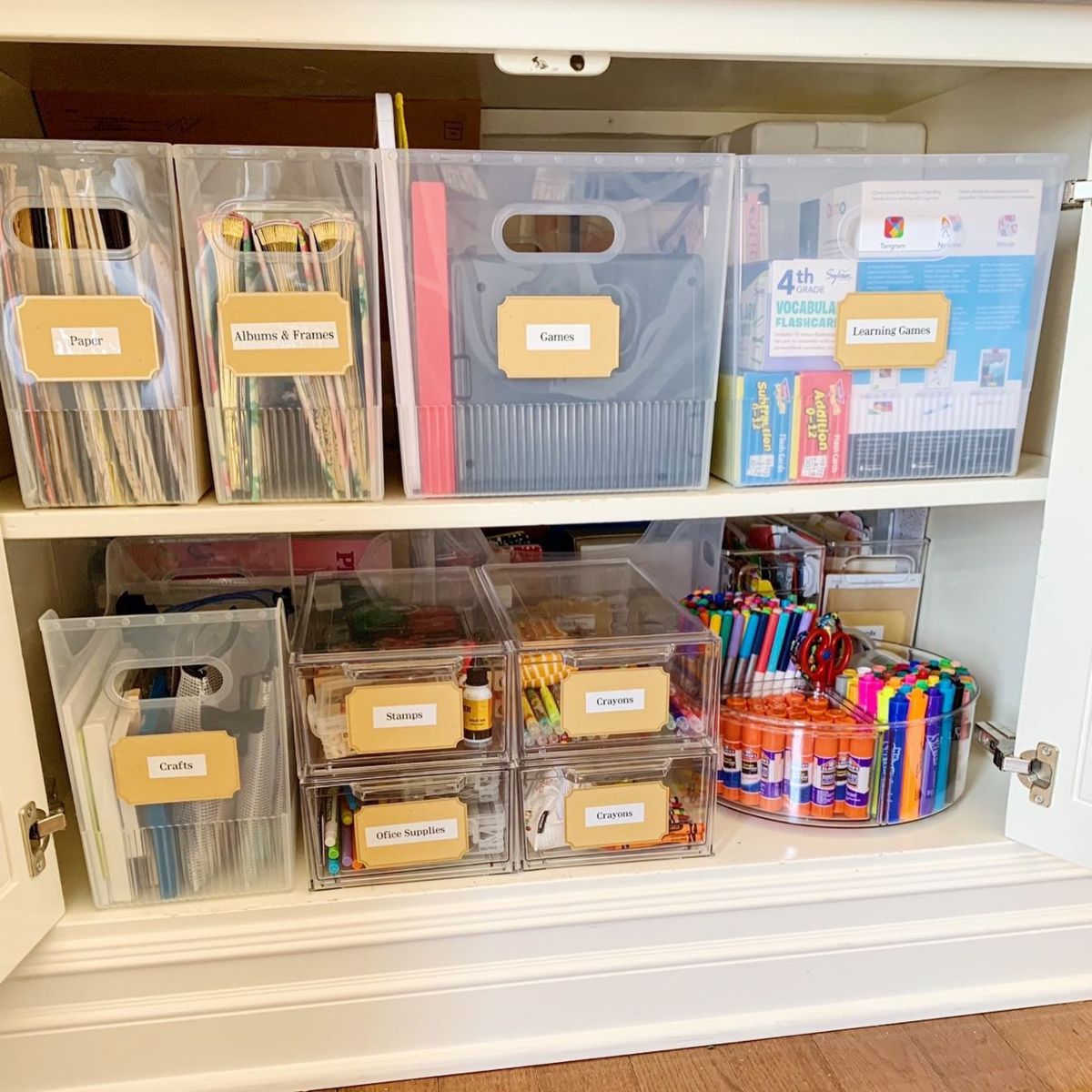 School Supply Cabinet