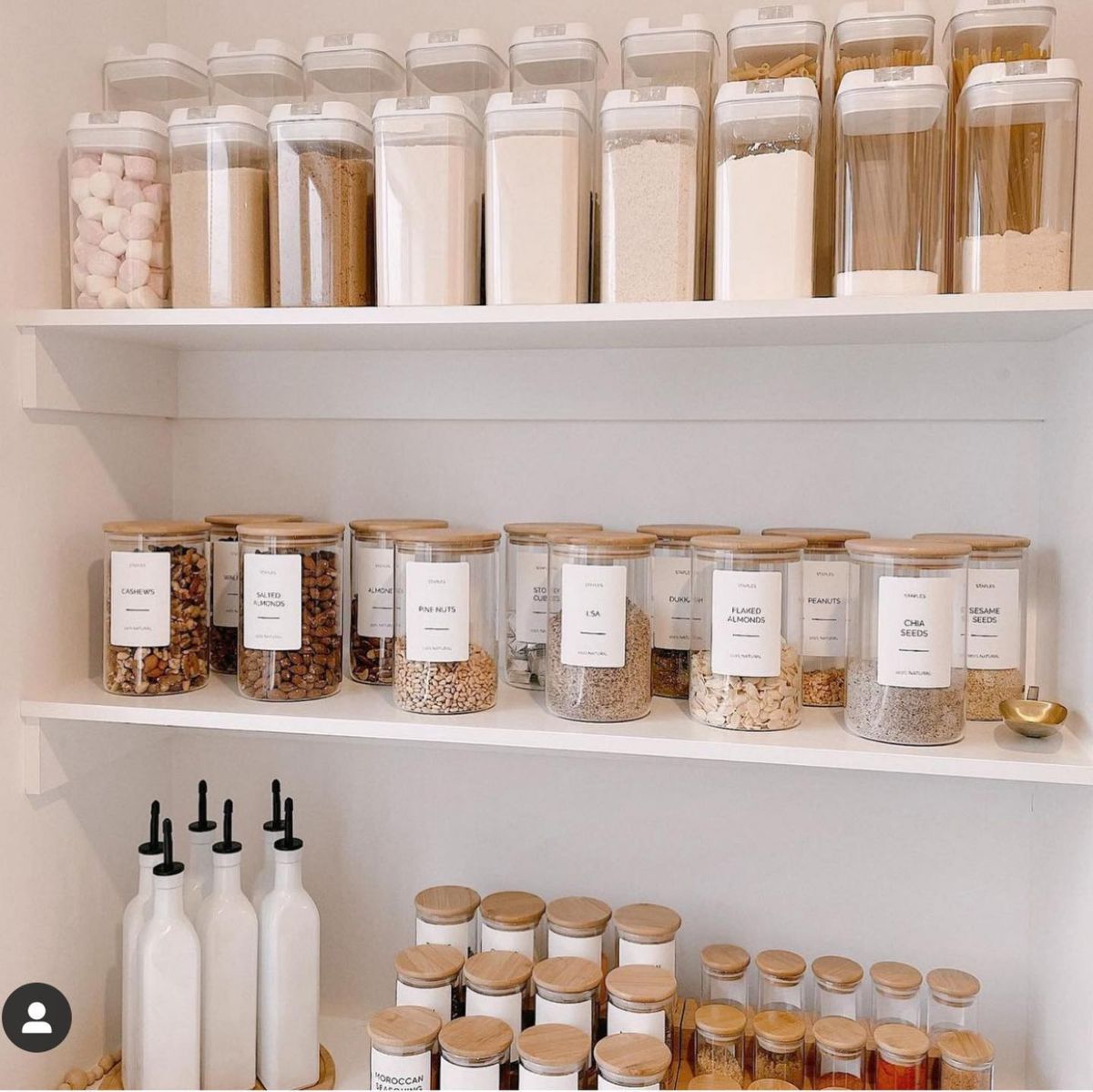Dry Goods Containers in the Kitchen