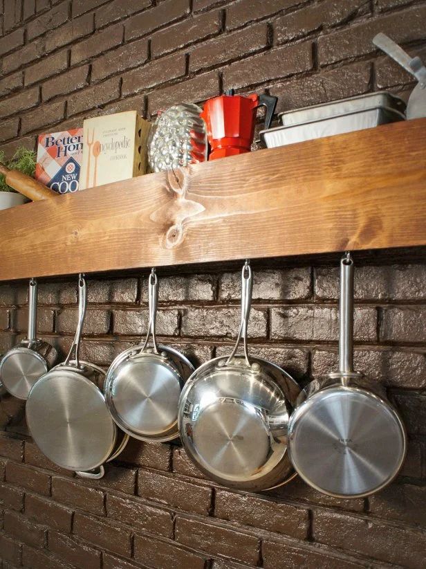 Shelf and Pot Rack
