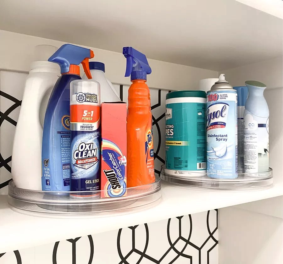 Lazy Susan Turntables for Laundry Rooms