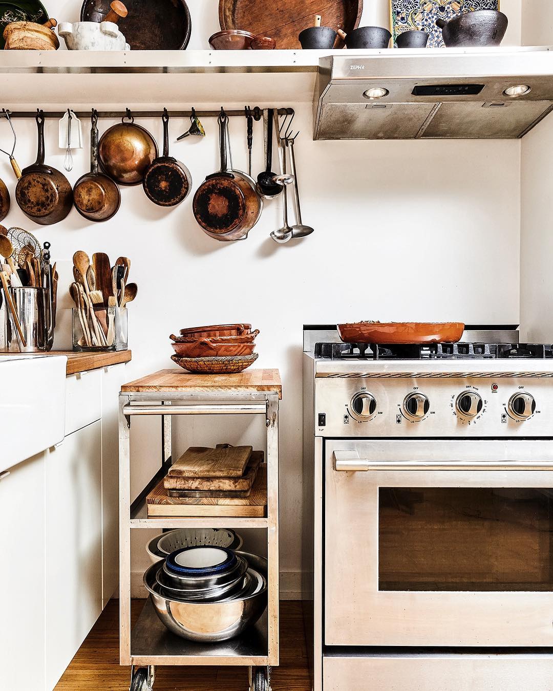 13. Rolling Kitchen Island