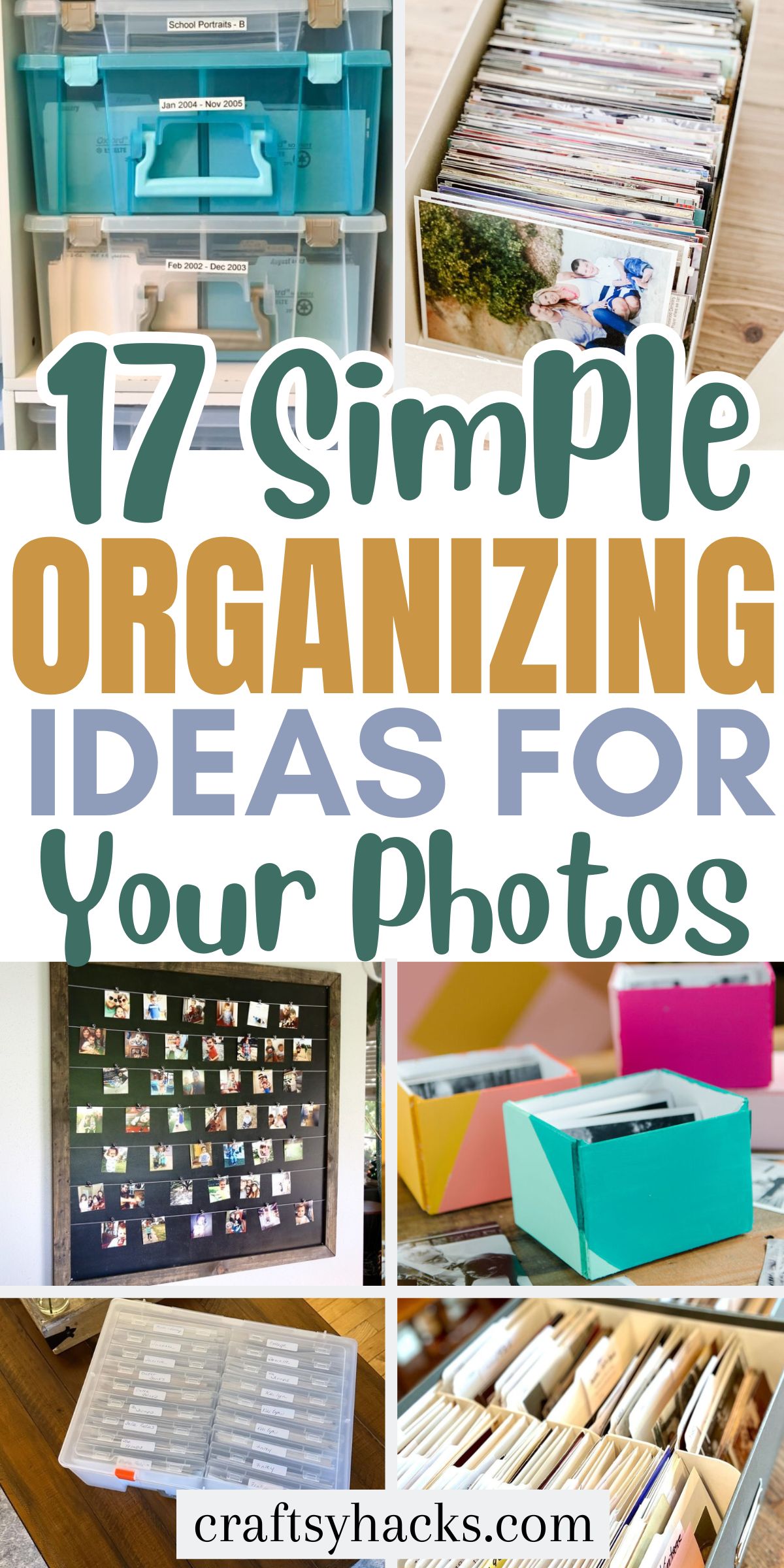 Organizing Ideas For Your Photos
