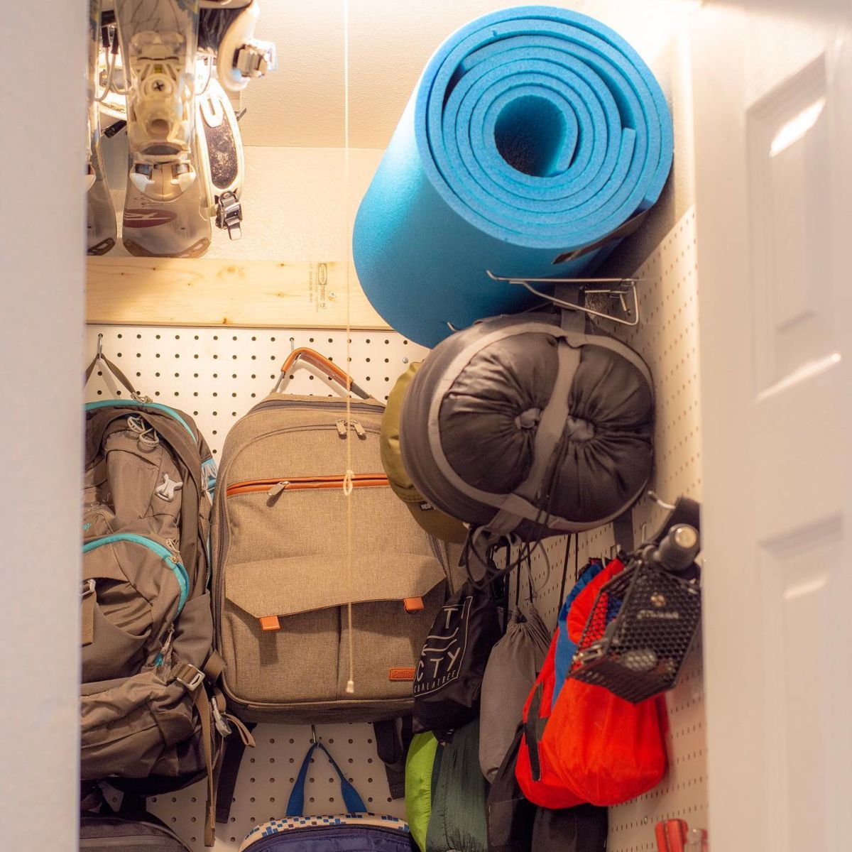 Camping Equipment Storage
