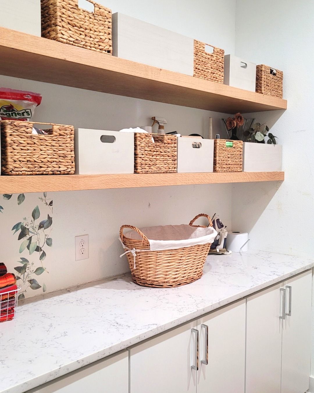 Two-Tone Baskets for Kitchen