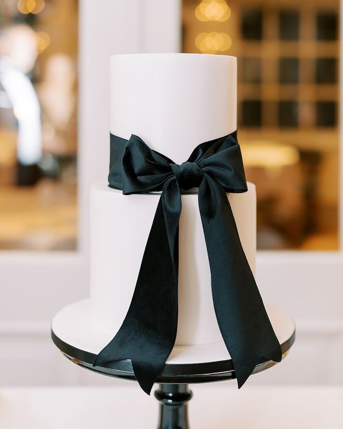 18. Decadent Black Ribbon Bow
