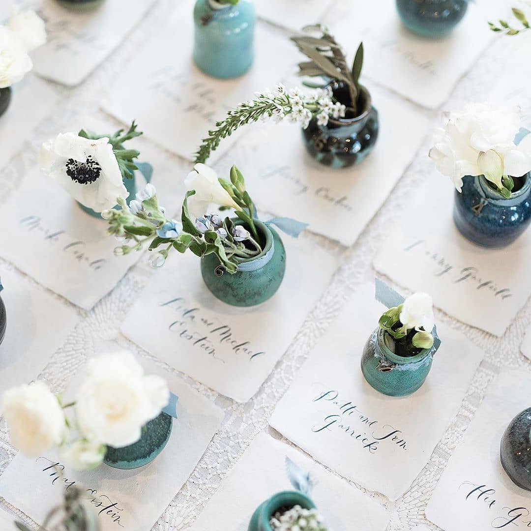 18. Tiny Vases and Handmade Paper Tags