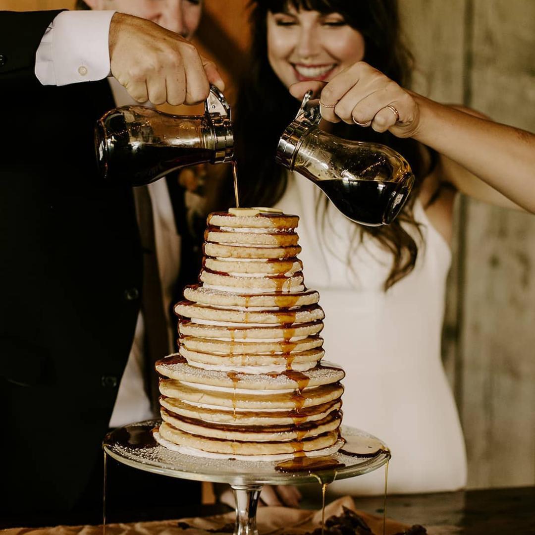 2. Flapjack Stack Brunch Wedding