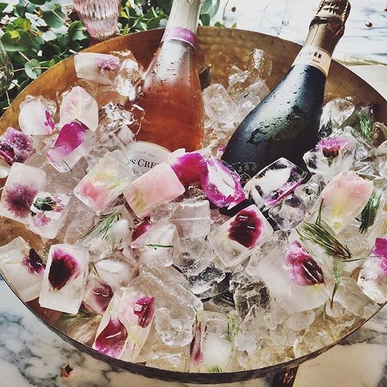 20. Petal Ice Cubes
