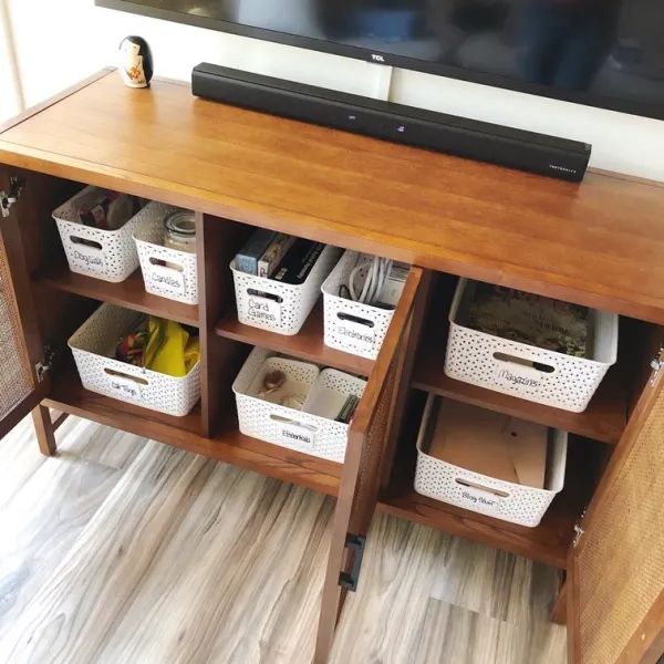 20. Plastic Storage Bins