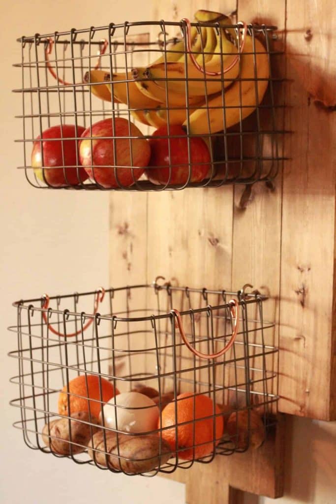 Wall Mounted Fruit Basket