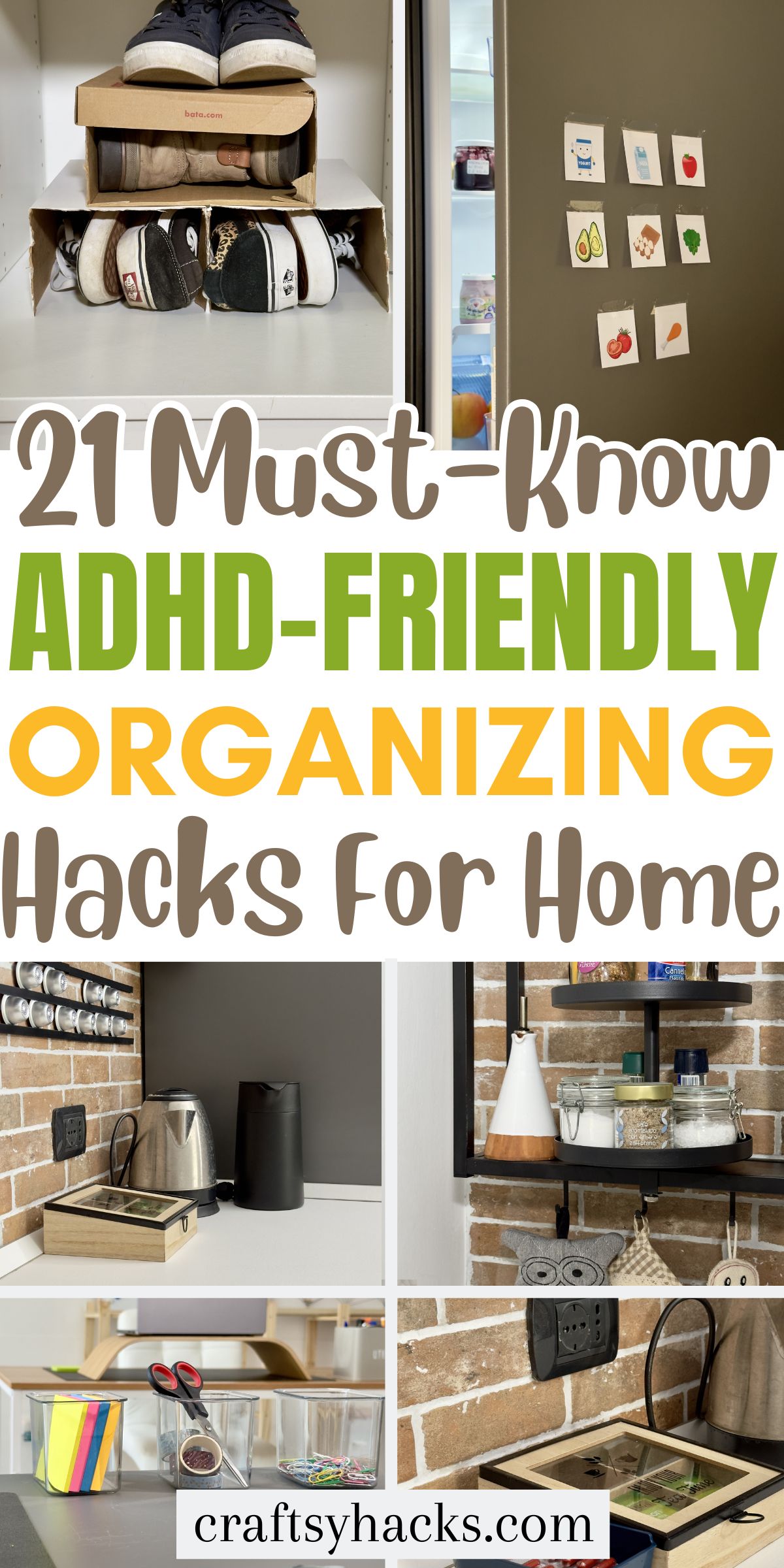 ADHD-Friendly Organizing Ideas