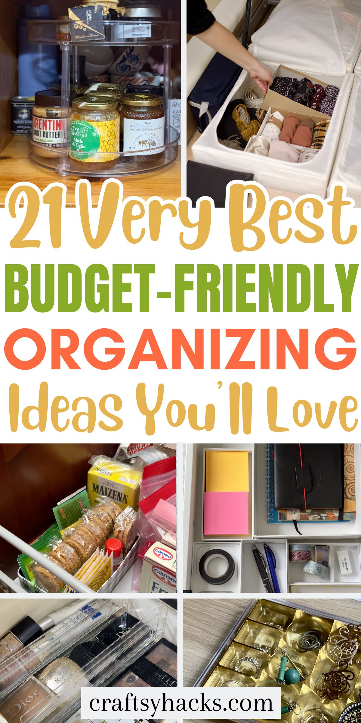 Budget Organizing Ideas