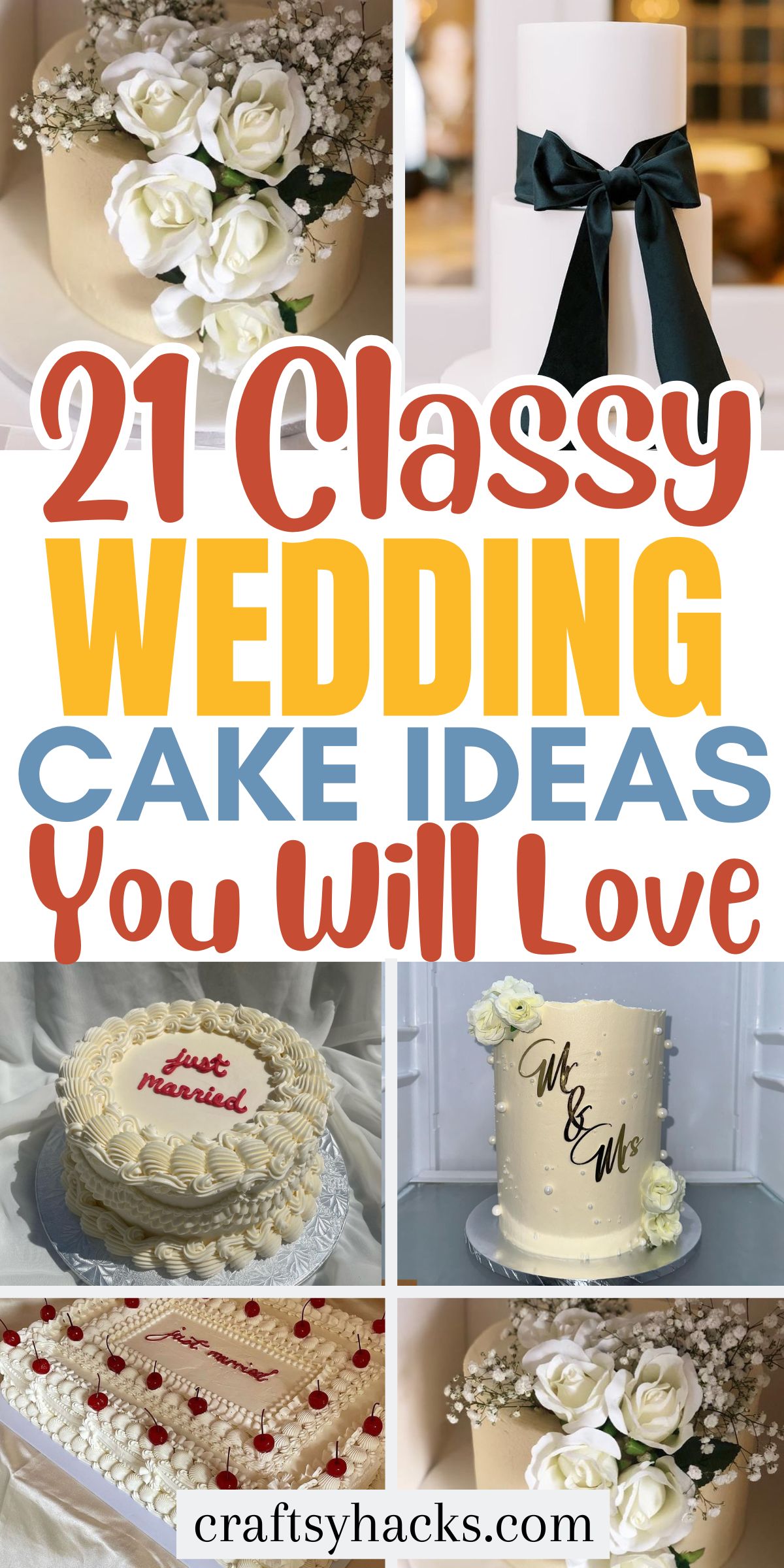 classy wedding cake ideas