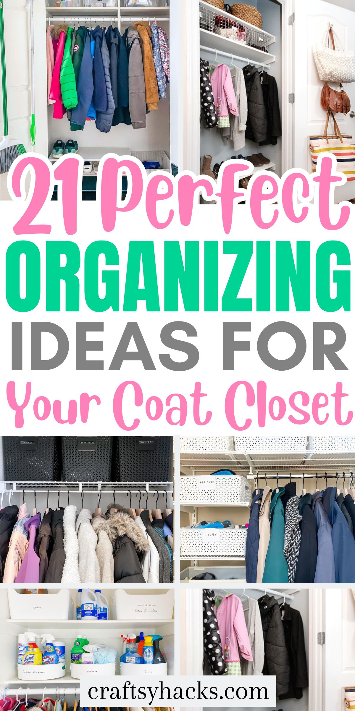 organizing Ideas For Your Coat Closet