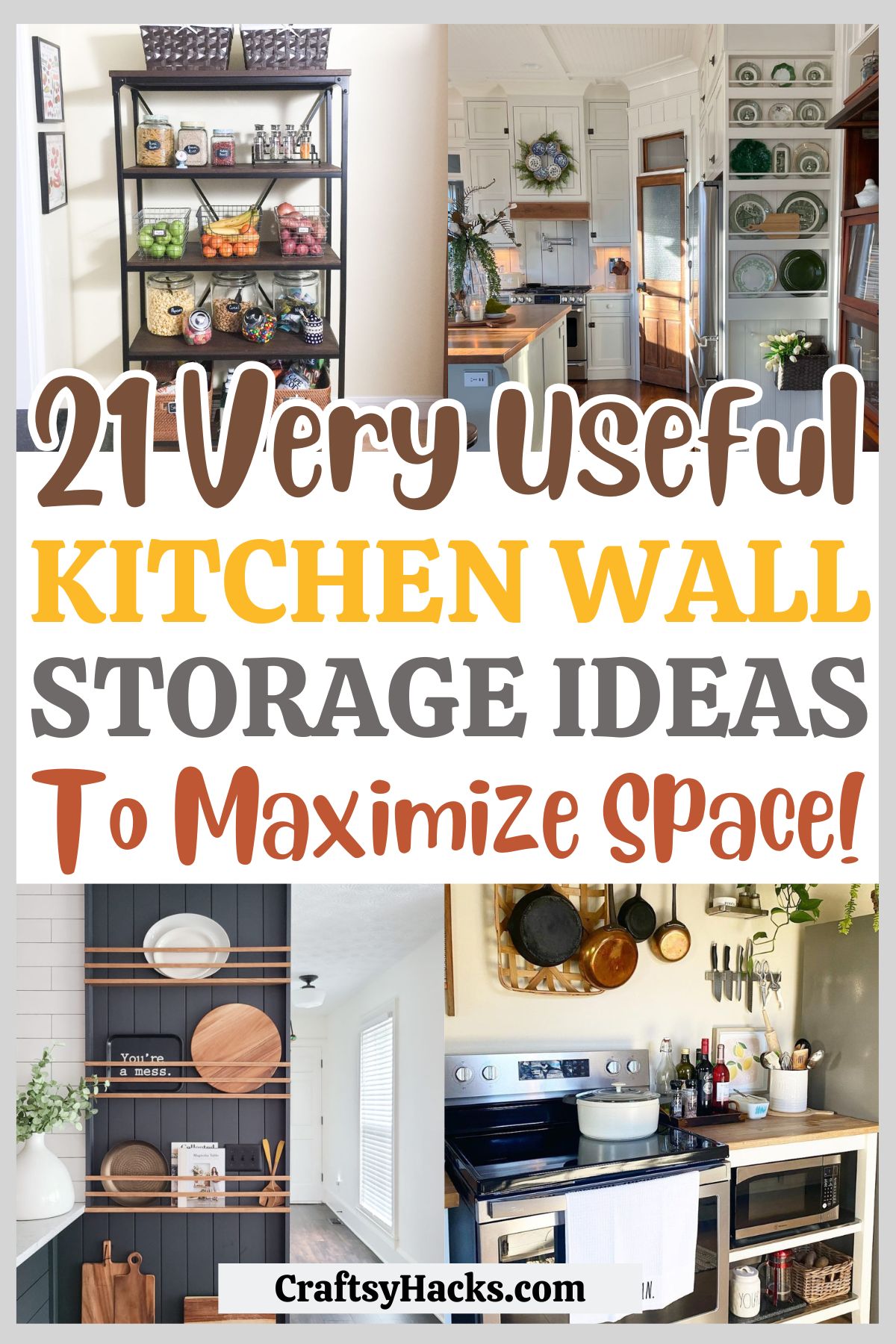 kitchen wall storage ideas