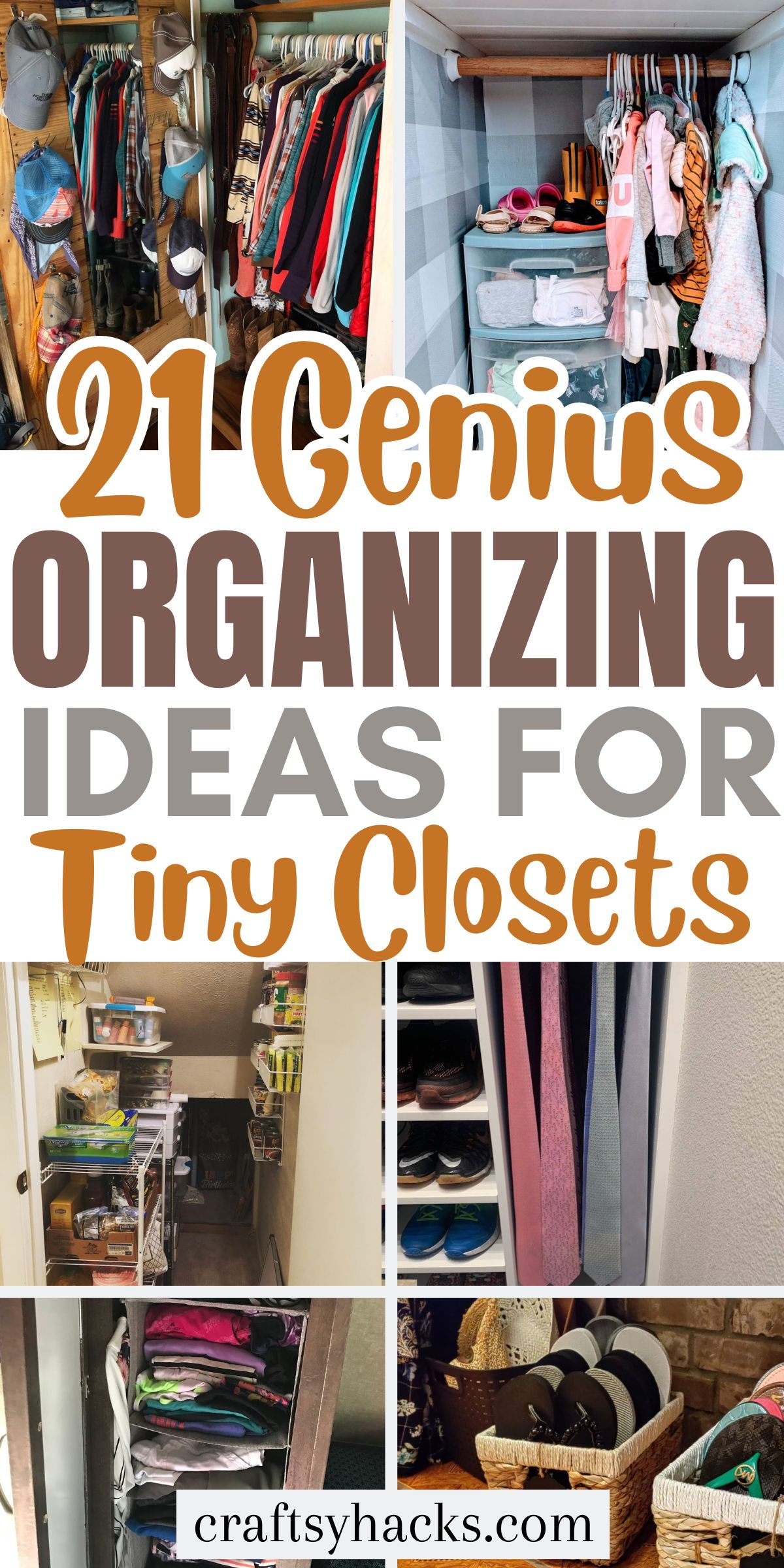 organizing ideas for tiny closets