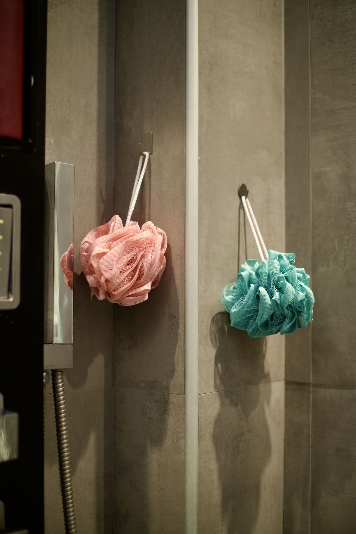 21. Install Bathroom Hooks for Bath Accessories