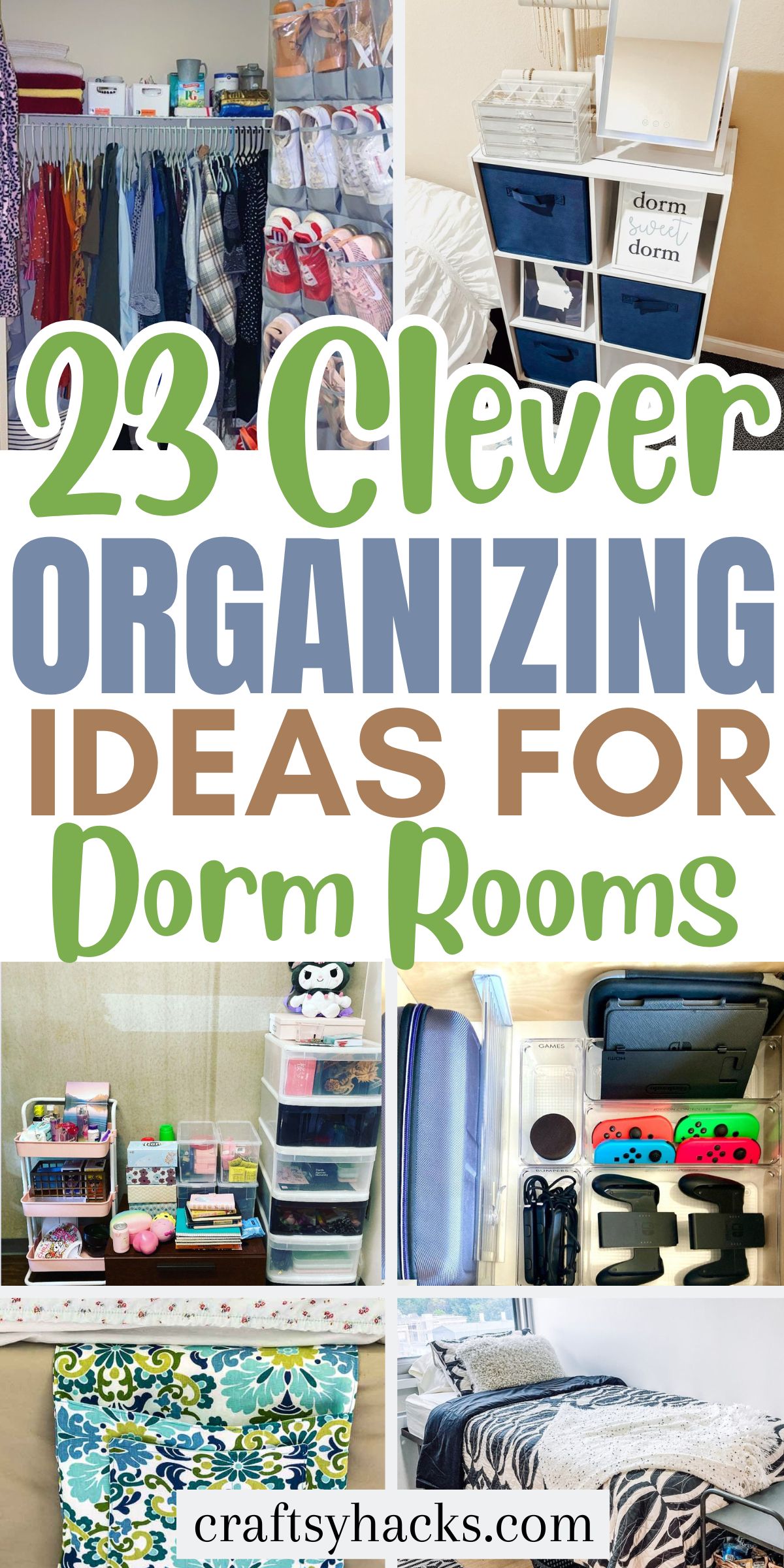 Cleve Organizing Ideas For Dorm Rooms