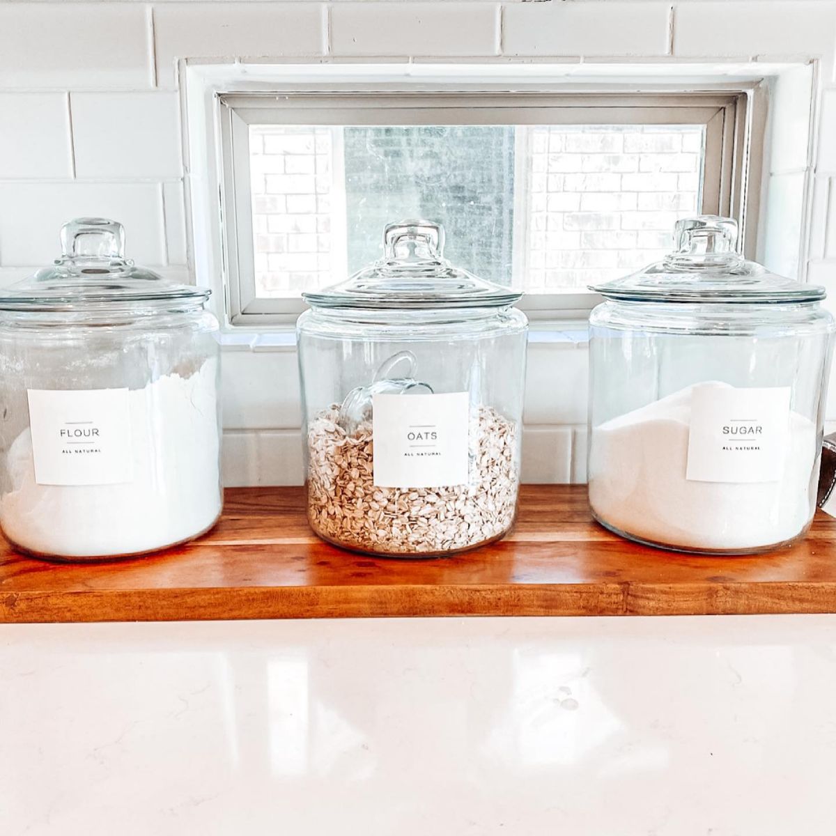 Stylish Glass for Baking Supplies