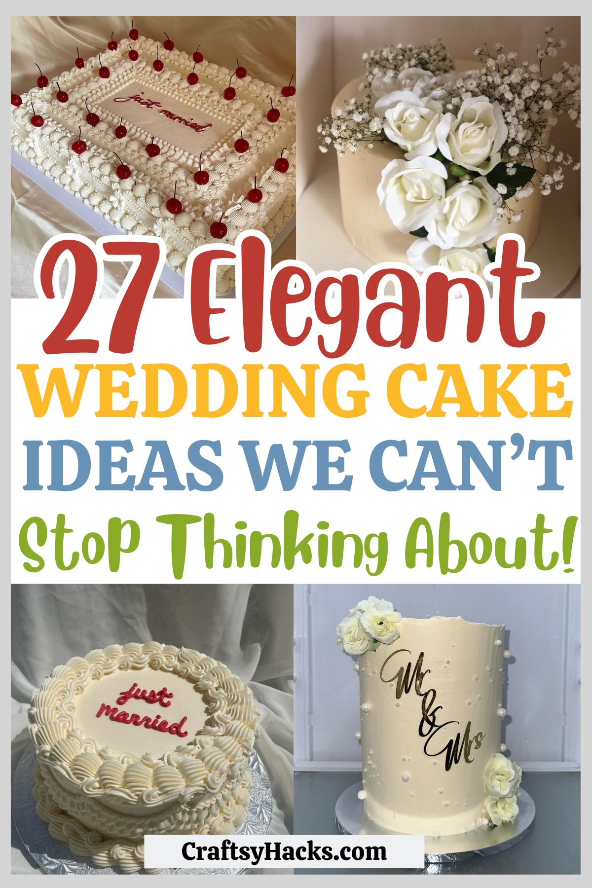 classy wedding cake designs
