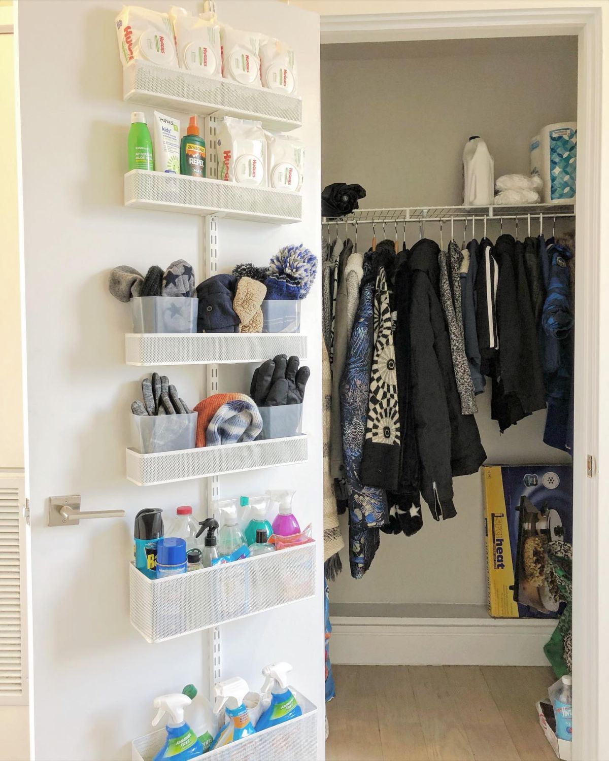3. Behind the Door Shelves