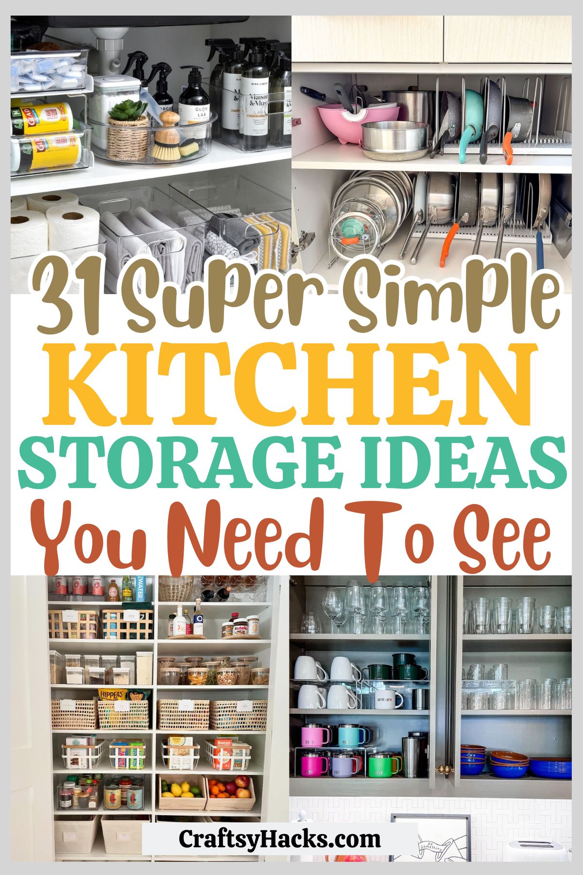 best kitchen storage hacks