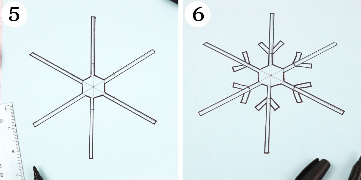 Pretty Snowflake Lanterns
