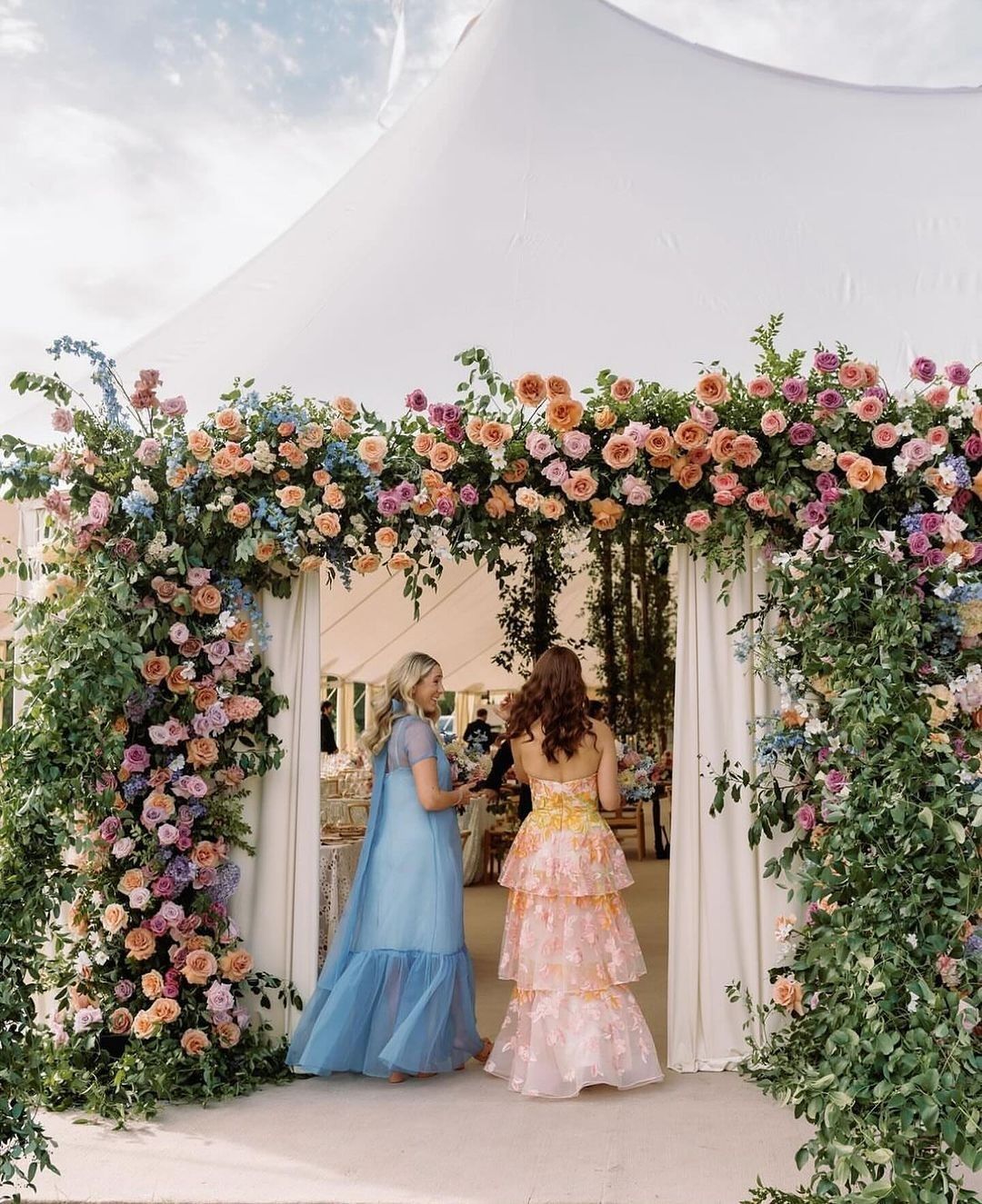 5. Fairytale Floral Tentrance