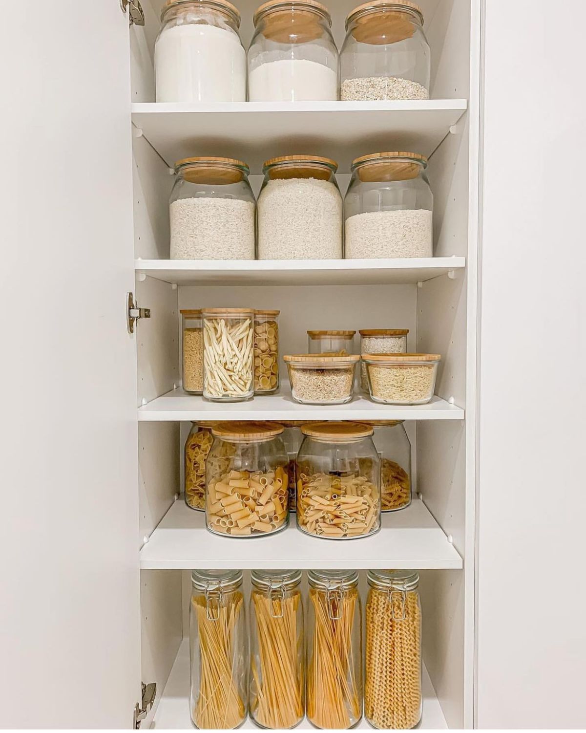 Glass Jars for Pantry Staples