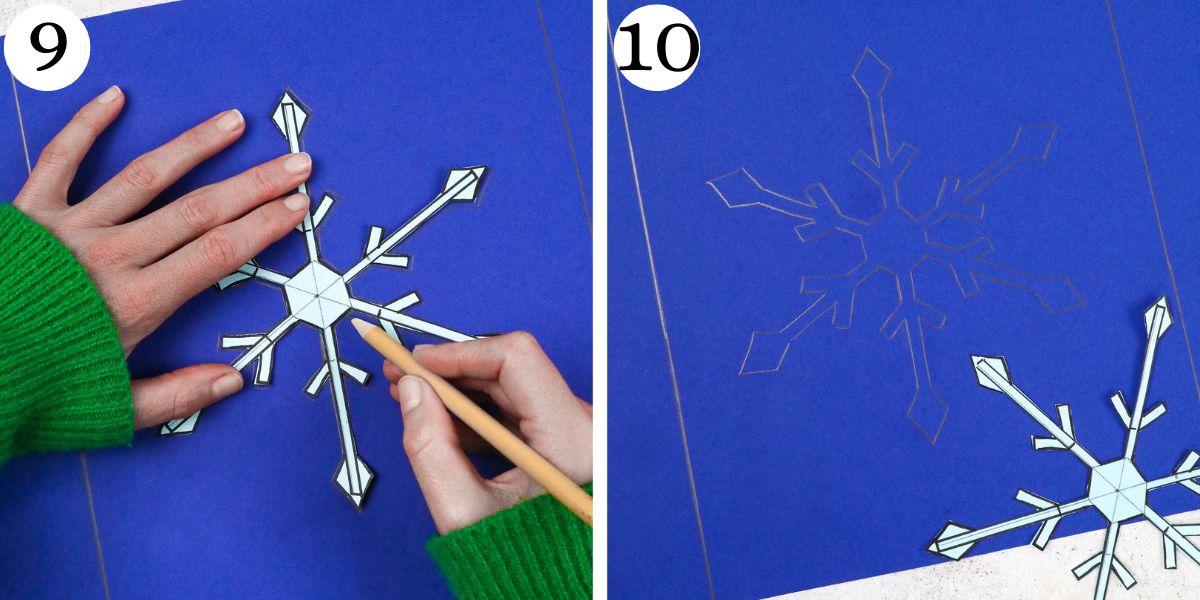 Easy Snowflake Lanterns