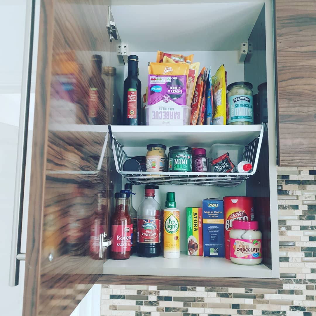 7. Hanging Undershelf Wire Basket