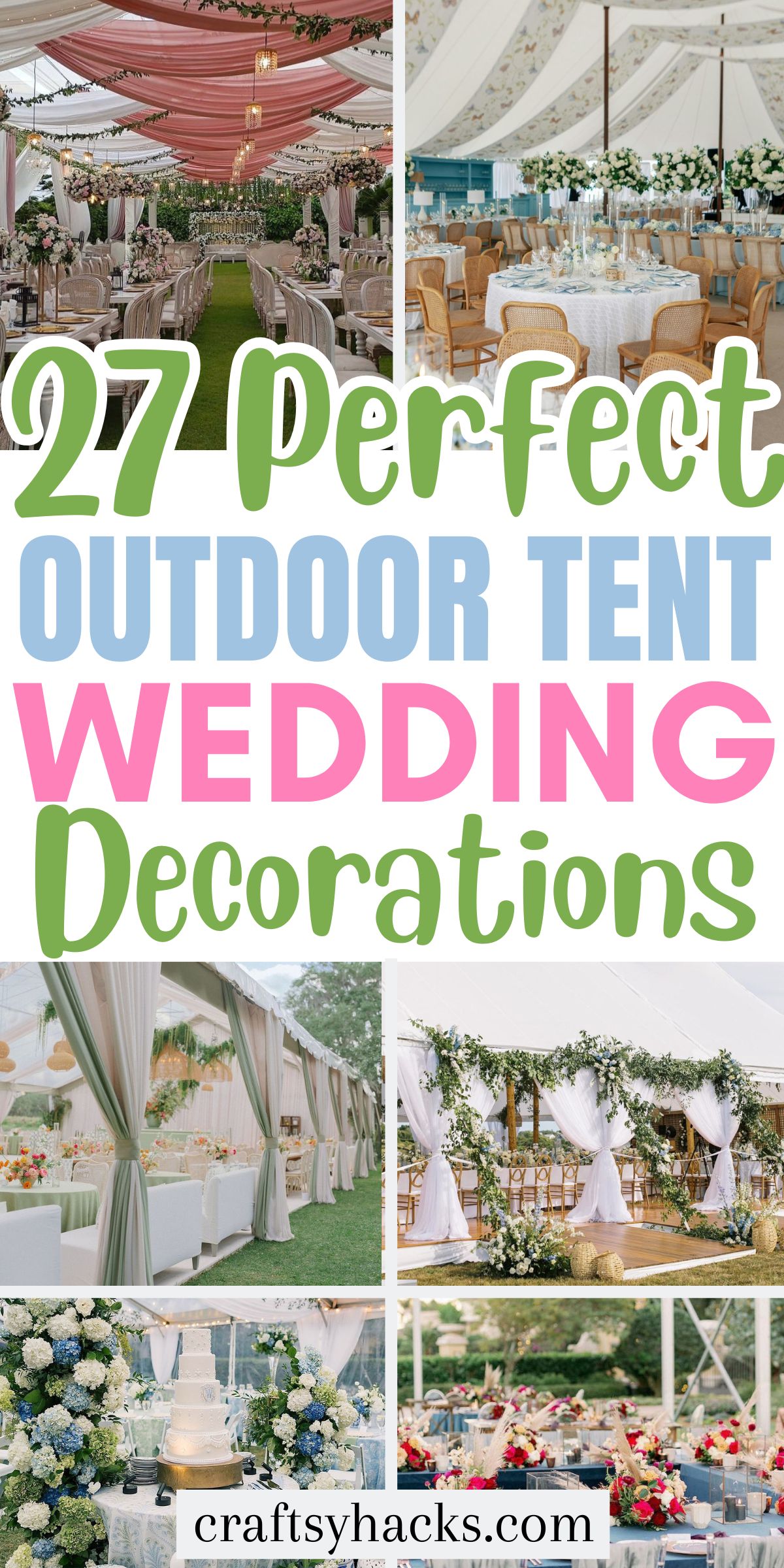 outdoor wedding tent ideas